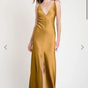 Jenny Yoo Marigold Luxe Satin Dress in Size 6